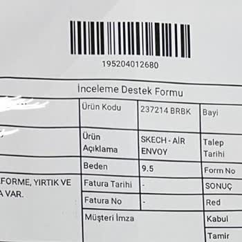 Kısa Sürede Parçalanan Ayakkabı İçin Kullanıcı Hatası Denilerek Mağdur Edildim