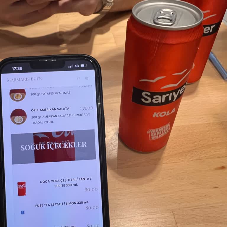 Marmaris Büfe 1964 Menüdeki Ürün Ve Fiyatların Gerçekle Uyuşmaması İle İlgili Memnuniyetsizlik