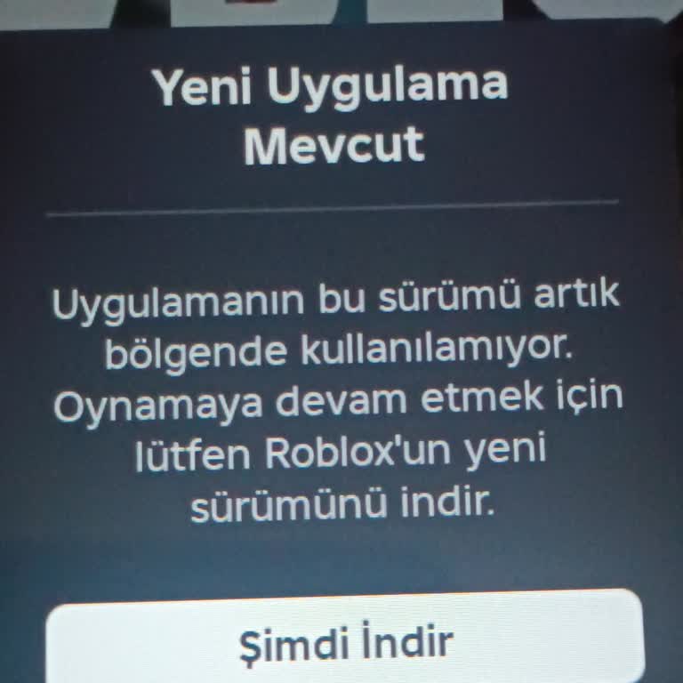 Roblox Tablet Girişinde Bölge Uyarısı Ve Şikayet Gönderememe Sorunu
