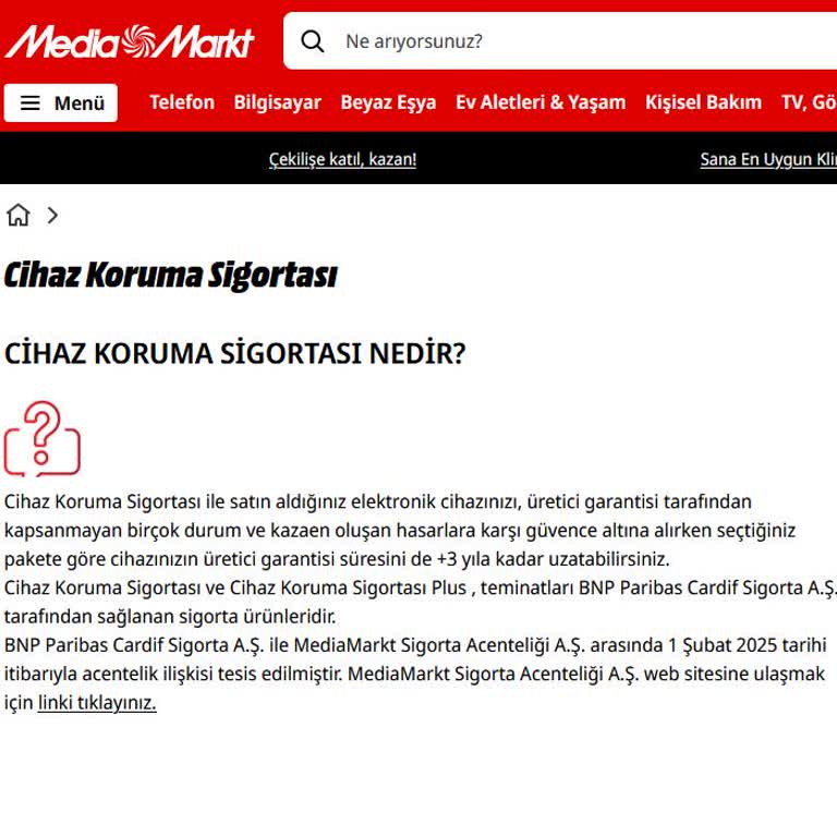 Media Markt Sigorta Kapsamında Yetersiz İade Teklifi ve Tamir Sorunu