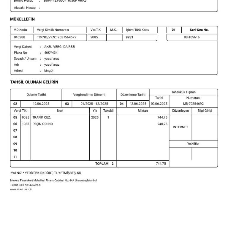 Ödenen Trafik Cezasının Sistemde Hala Görünmesi