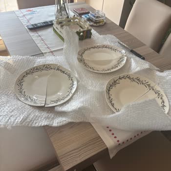 Kırık Tabaklar Ve Müşteri Hizmetlerinden Dönüş Alamama Mağduriyeti