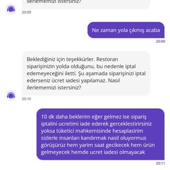 Sipariş Gelmedi, Ücret İadesi Yapılmadı, Mağdur Edildim