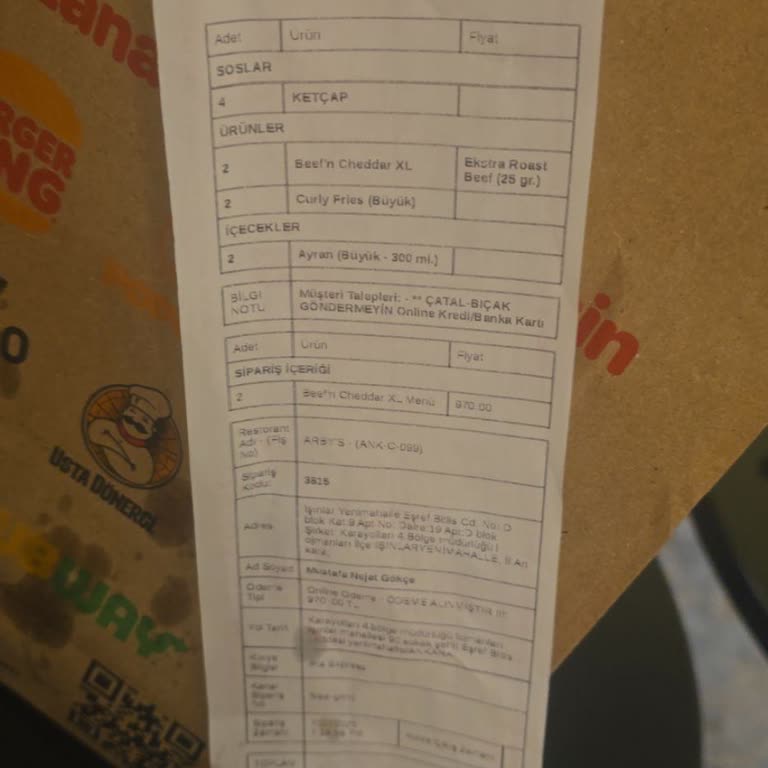 Arby’s'ten Gelen Geç Ve Yenmez Sipariş: İki Saat Bekleyip Mağdur Olduk!