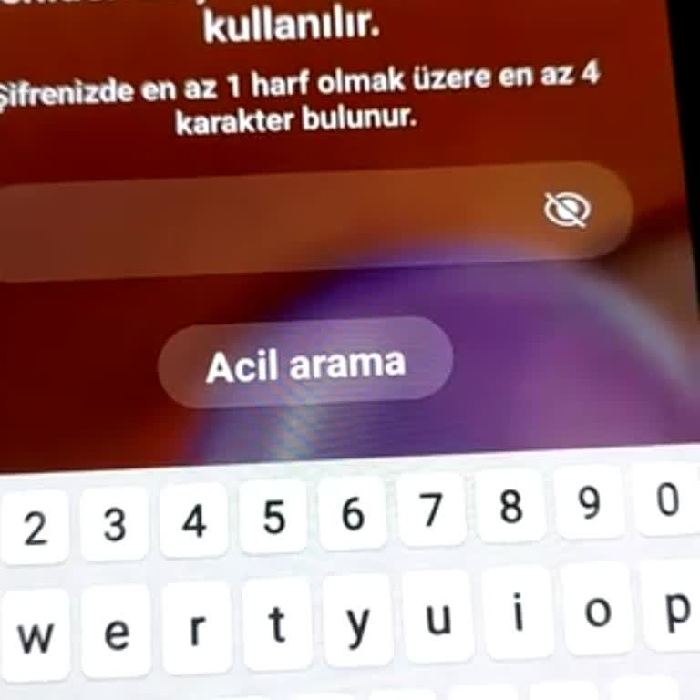 Güncelleme Sonrası Bilinmeyen Şifreyle Karşılaştım, Cihazı Kullanamıyorum