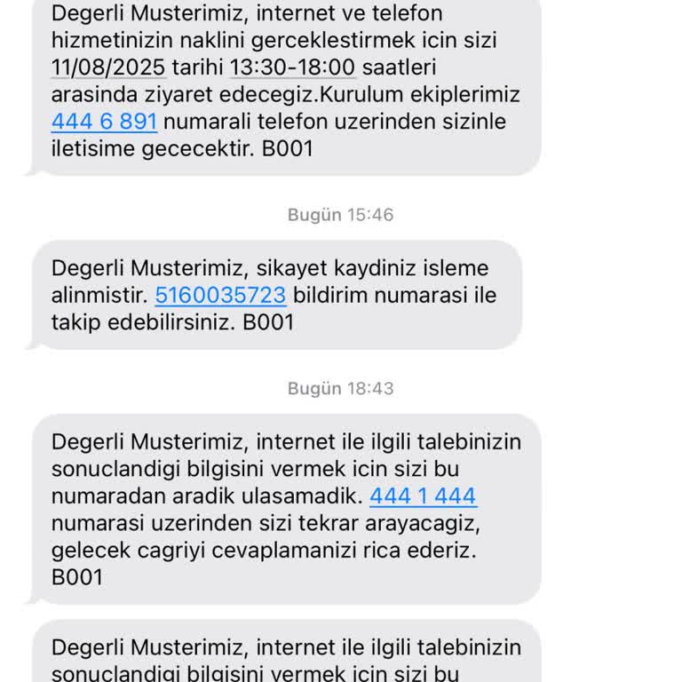 İnternet Nakil İşlemi İçin Uzun Randevu Süresi Ve Mağduriyet