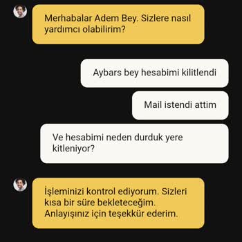 Hesabım Haksız Yere Kapatıldı, Bakiyeme Erişemiyorum