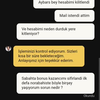 Hesabım Haksız Yere Kapatıldı, Bakiyeme Erişemiyorum