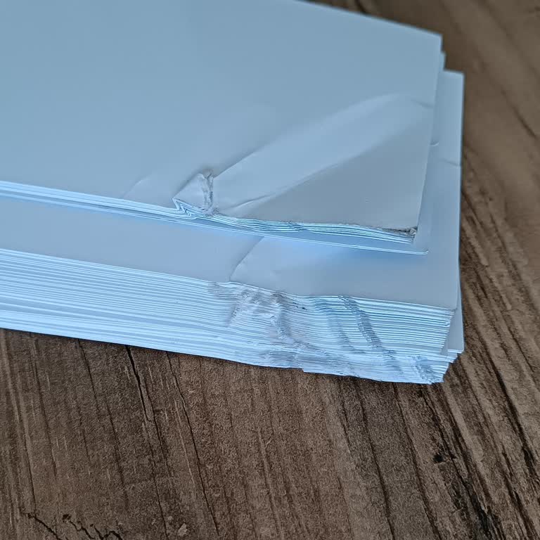 Kargo Nedeniyle Hasarlı Ve Kirli Fotoğraf Kağıdı Teslimatı