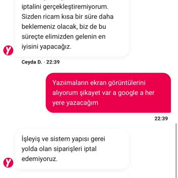 Yemek Sepeti Geç Teslimat Ve Yetersiz Müşteri Hizmetleri Mağduriyeti
