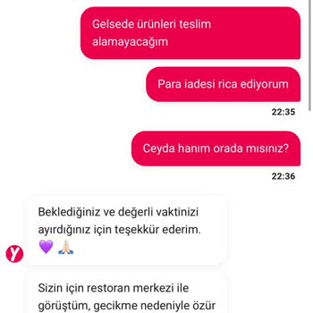 Yemek Sepeti Geç Teslimat Ve Yetersiz Müşteri Hizmetleri Mağduriyeti