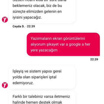Yemek Sepeti Geç Teslimat Ve Yetersiz Müşteri Hizmetleri Mağduriyeti