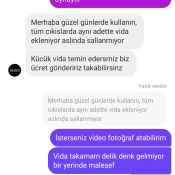 Eksik Vida Ve Defolu Ürüne Yetersiz Çözüm