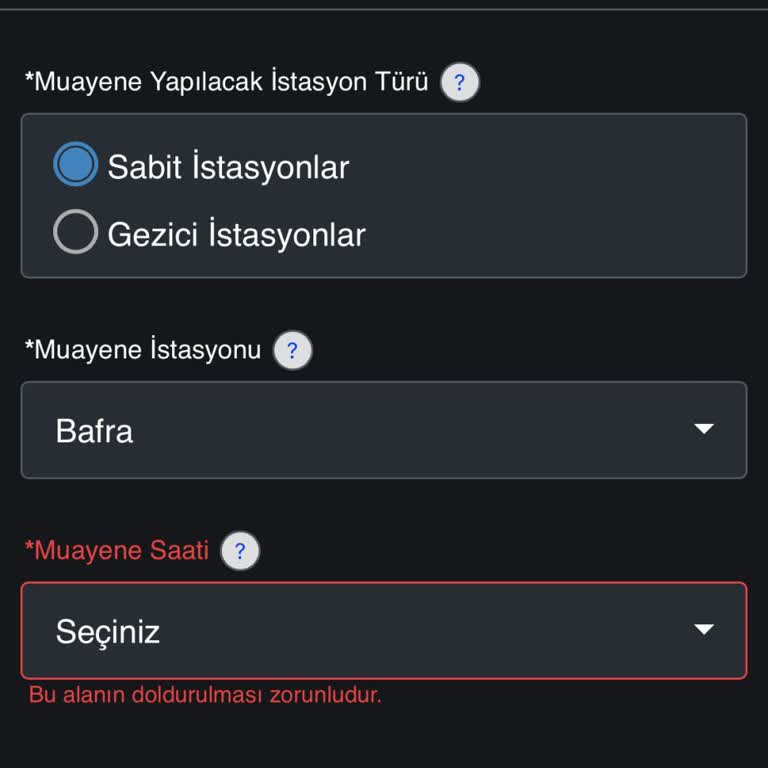 Tüvtürk Randevu Yoğunluğu Nedeniyle Muayene Sırası Alamıyorum