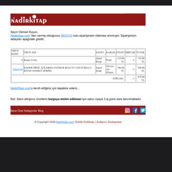 Sipariş Edilen Kitaplar 10 Gündür Teslim Edilmedi