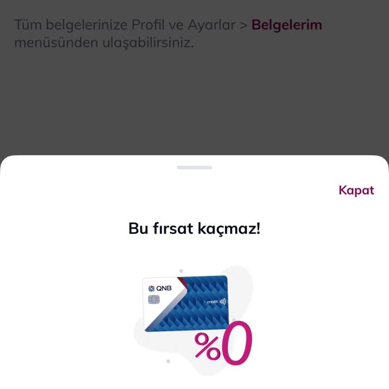 QNB Kampanyasında Başvuru Sırasında Sistem Hatası İle Karşılaştım