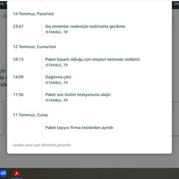 Amazon Boş Paket Gönderdi Kitabı Alamadım Fiyat Arttı Muhatap Bulamıyorum