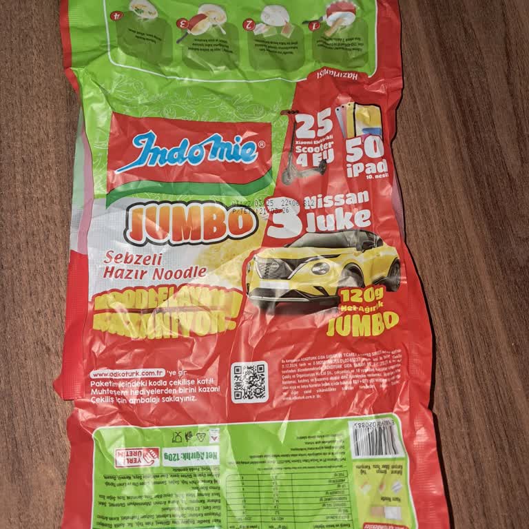 İndomie Noodle Paketinden Kampanya Kodu Çıkmıyor