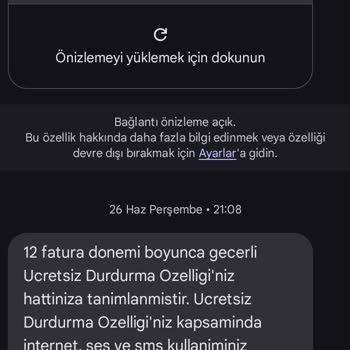 Vodafone'da Ücretsiz Durma Özelliği Faturama Yansıtıldı, Sorunum Çözülmedi