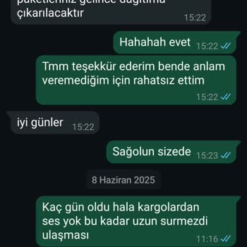Bir Aydır Eksik Ürünlerim Teslim Edilmedi