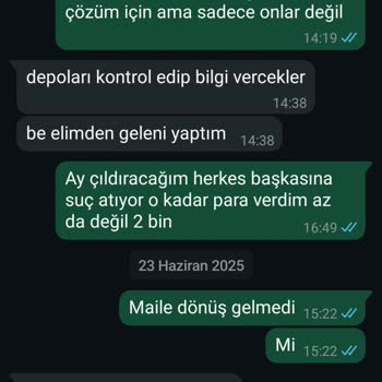 Bir Aydır Eksik Ürünlerim Teslim Edilmedi