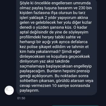 Gizli Bilgilerimle Şantaj Ve Tehdit Mağduruyum, Acil Destek İstiyorum
