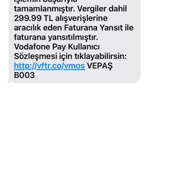 VodafonePay Adına Haksız Ekstra Ücretlendirme Ve İade Talebi