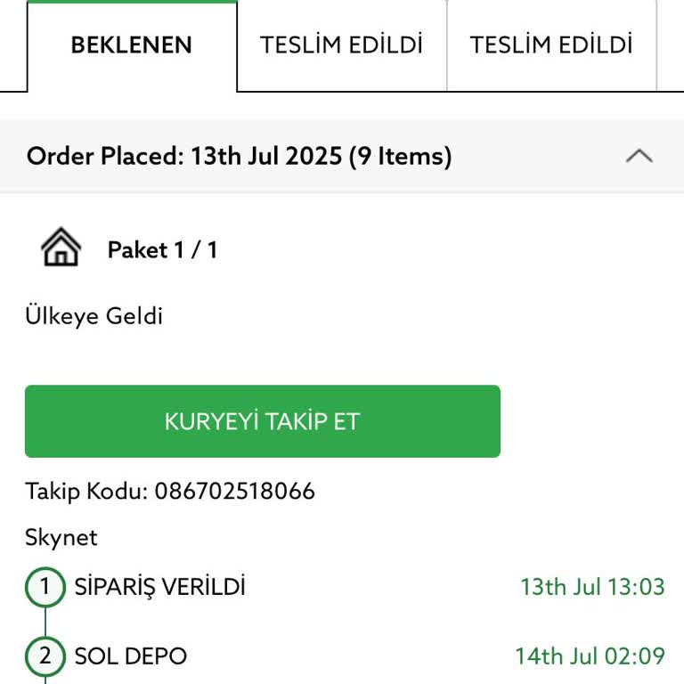 Next (Nextdirect.com) Yüksek Vergi Nedeniyle Sipariş İptali Ve Para İadesi Talebi!