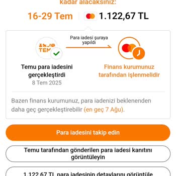Temu'dan İade Edilen Ürünlerde Gümrük Vergisi İadesi Sorunu