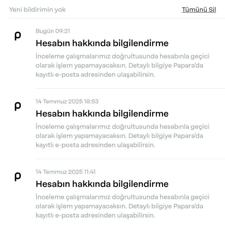 Papara Hesabım Haksız Yere Bloke Edildi, Mağdurum