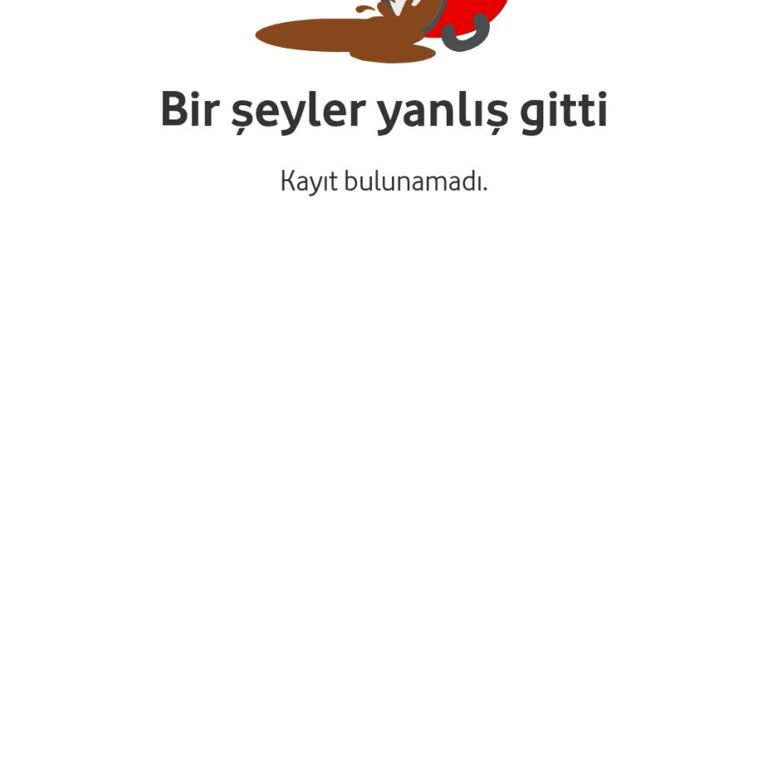 Vodafone Happy Fırsatlar Dünyasında Kampanya Ayrıntılarına Erişemiyorum