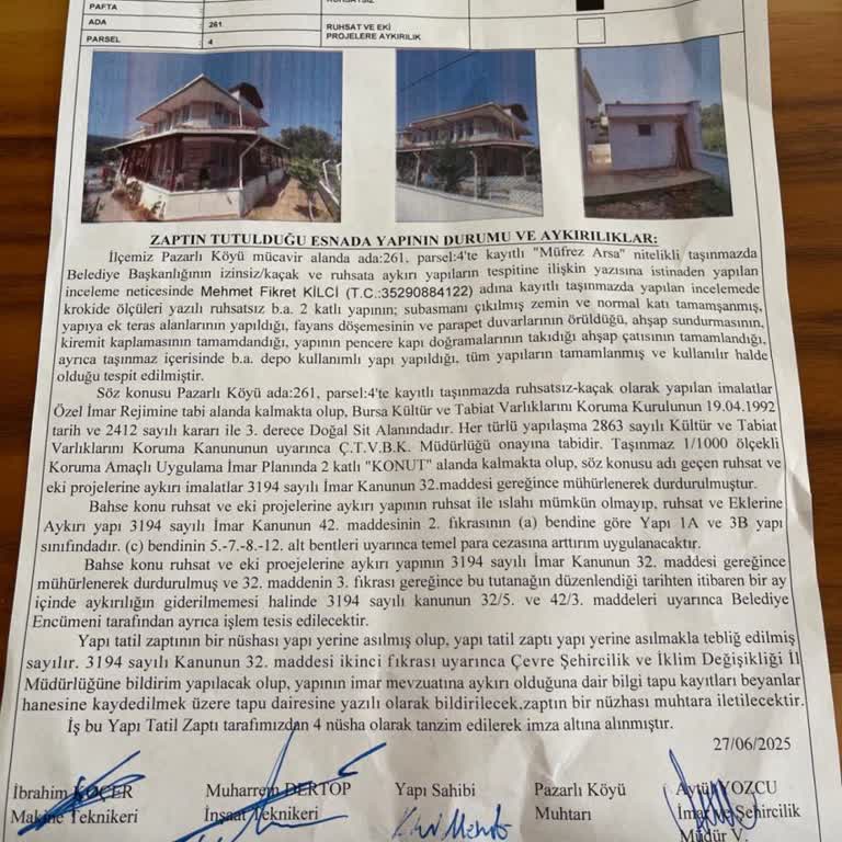 29 Yıllık Taşınmazıma Kaçak Damgası Ve Mühürleme Şoku