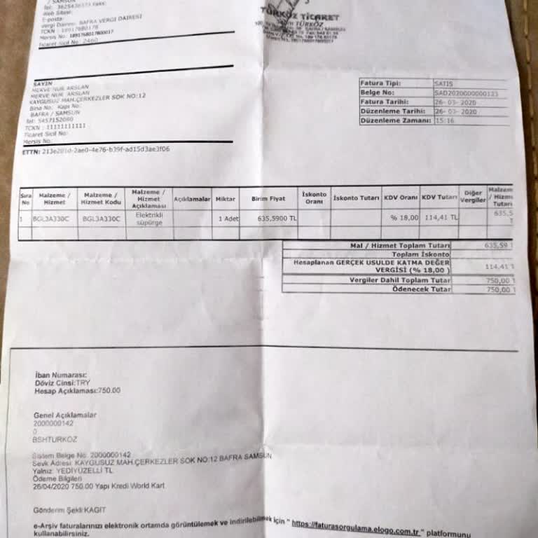 Bosch Süpürgede 10 Yıl Motor Garantisi Uygulanmadı, Servis Mağduriyeti