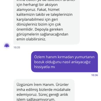 Bozuk Yumurtalar İçin İade Sürecinde Mağduriyet Yaşadım