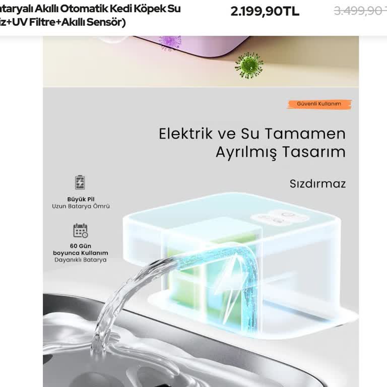 Oyuncakhobi 60 Gün Batarya Vaadi Tutmayan Akıllı Su Pınarı Mağduriyeti