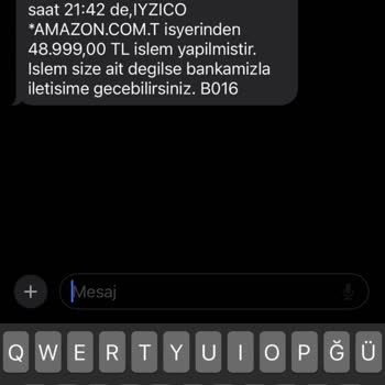 Amazon'da Bilgim Dışında Yapılan Yüksek Tutar Çekimine Destek Verilmemesi