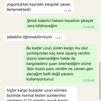 20 Gündür Teslim Edilmeyen Sipariş Ve İletişimsizlik Mağduriyeti