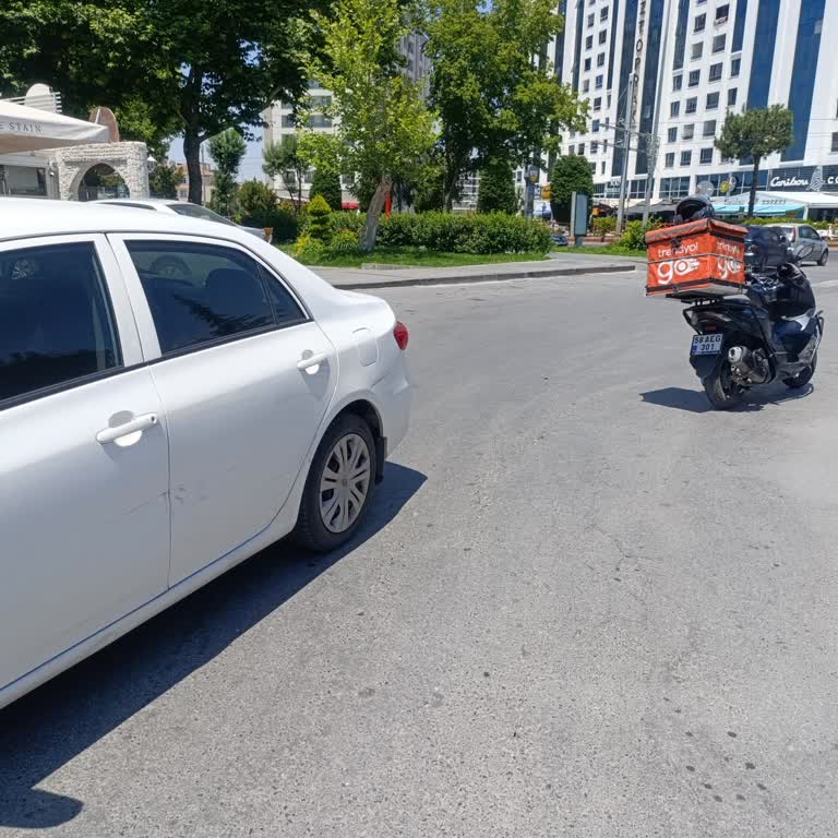 Trendyol Getir Motorlu Kurye Aracımda Hasara Sebep Oldu