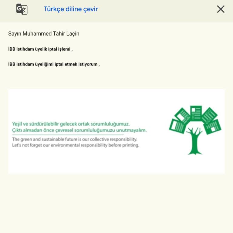 İBB İstihdam Ofisi Üyeliğimin İptali Gerçekleşmiyor