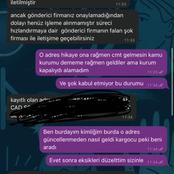 Siparişim Teslim Edilmiyor, Mağduriyetim Giderilmiyor