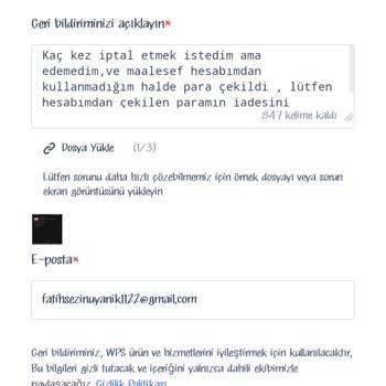 İzinsiz Abonelik Ücreti Ve Destek Eksikliği