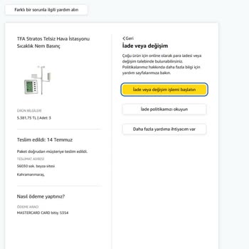 Siparişim Gecikti, Arızalı Ürün İçin Muhatap Bulamıyorum