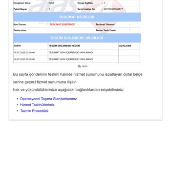 Amazon Ekstra Ücret Ödememe Rağmen Kargom Teslim Edilmiyor Ve Müşteri Hizmeti Yetersiz