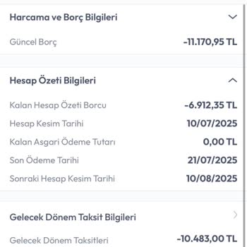 Kredi Kartı İadelerinin Hesap Özeti Borcuna Yanlış Yansıtılması Ve Yetersiz Müşteri Hizmeti