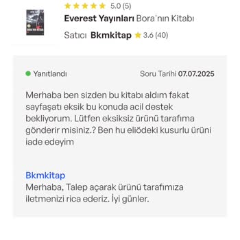 Satın Aldığım Kitapta Boş Sayfalar Var, Para İadesi Yapılmıyor