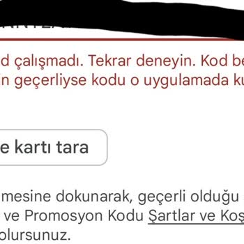 Eti Mutlu Kutu'dan Kazanılan Google Play Çekleri Kullanılamıyor