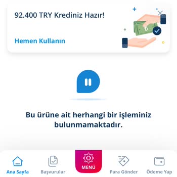 Ön Onaylı Kredim Kullanılamıyor