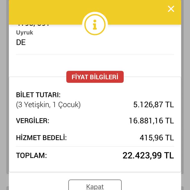Bilet İptali Sonrası Yetersiz İade Ve Mağduriyet