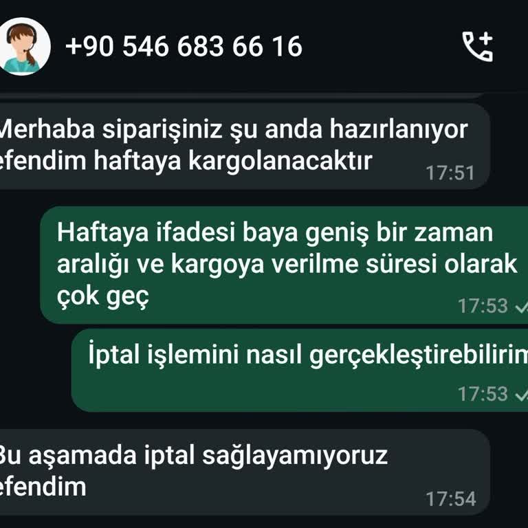 Siparişim Gönderilmedi, Destek Hattından Yanıt Alamadım