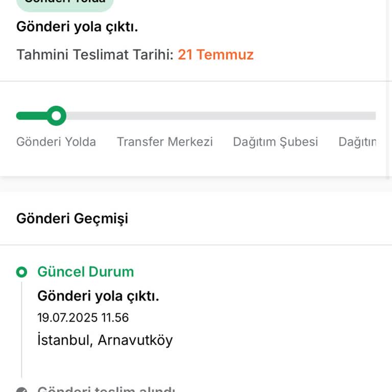 Aras Kargo Araç Arızası Nedeniyle Teslimat Sorunu Ve Yetersiz Müşteri Hizmeti